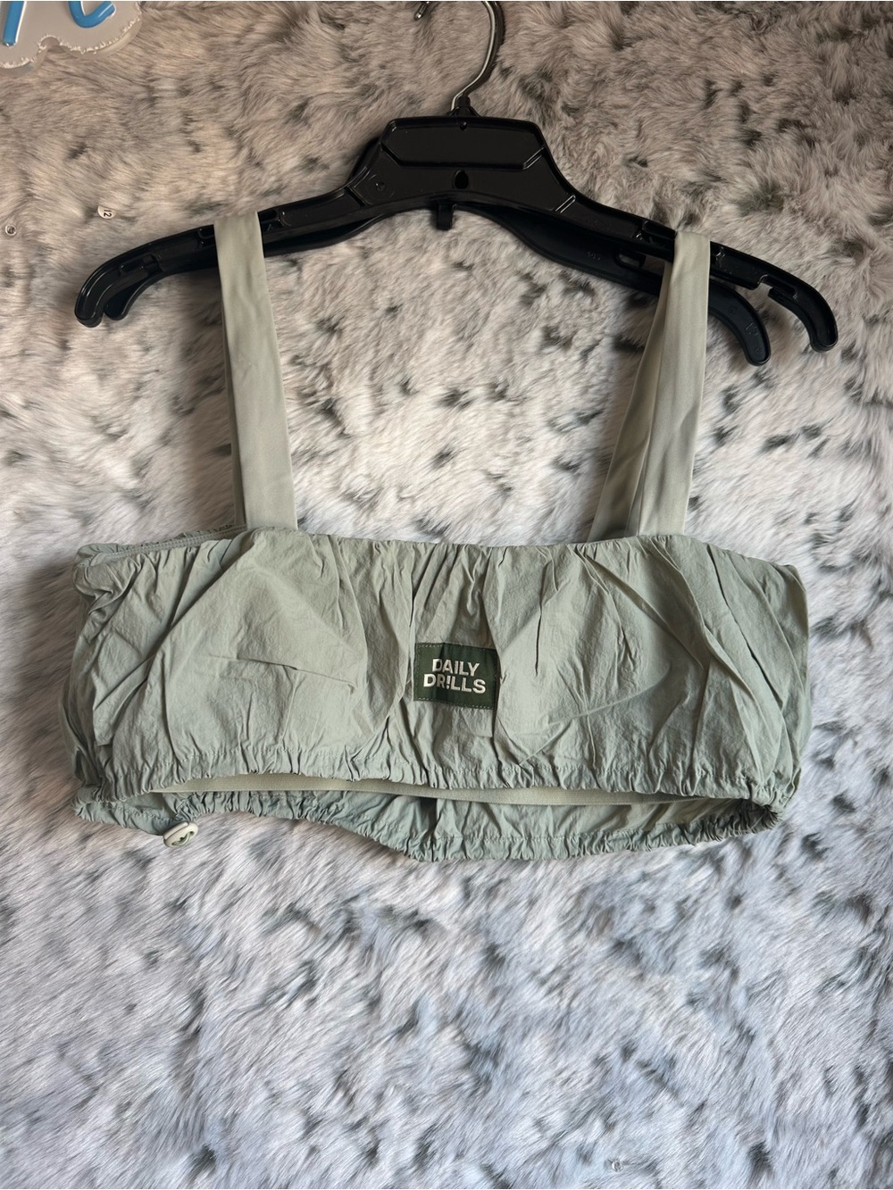Daily Drills Sage Green Bandeau Bralette